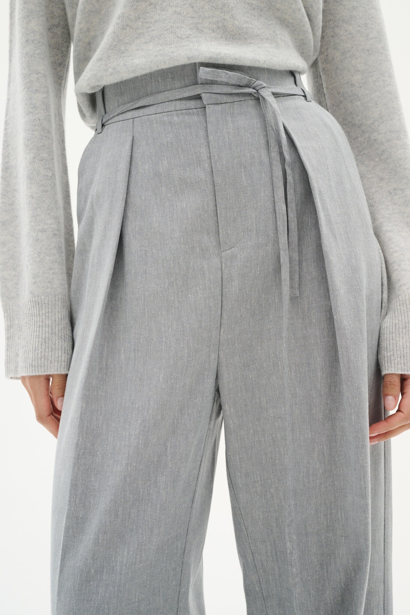 INWEAR Yani IW Barrel Pants Grey