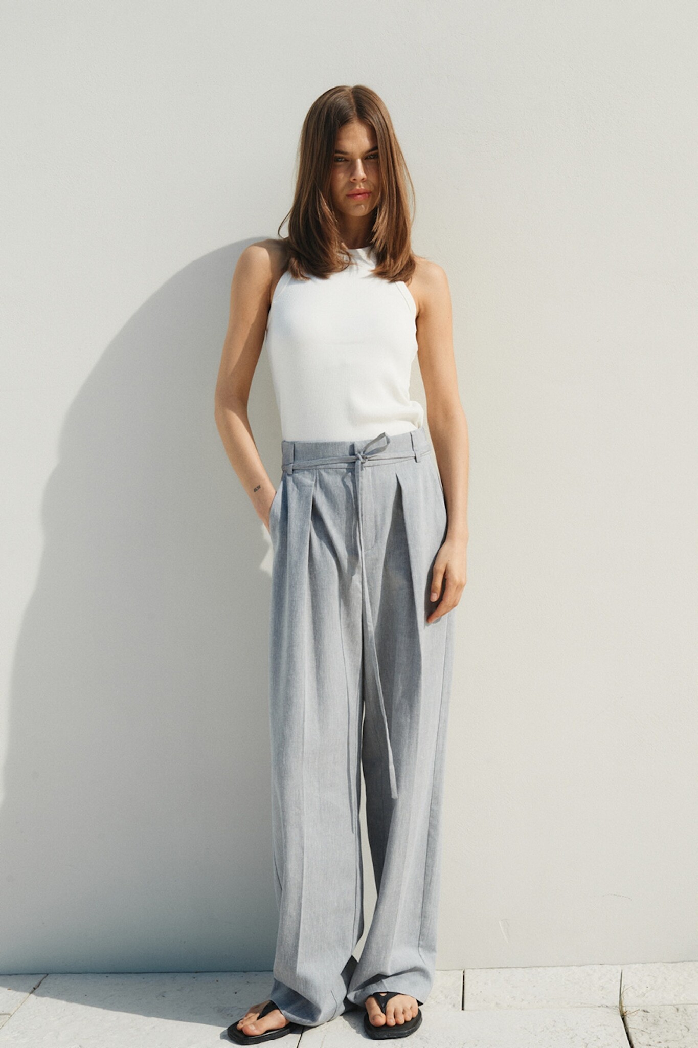 INWEAR Yani IW Barrel Pants Grey