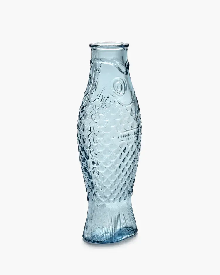 serax Fish Carafe Light Blue Transparant