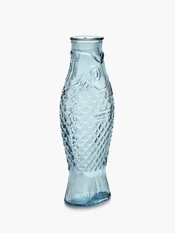 serax Fish Carafe Light Blue Transparant