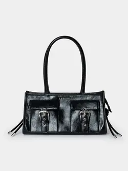 LAAGAM Ivy Black Bag