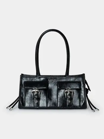LAAGAM Ivy Black Bag