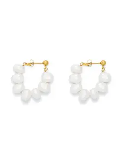 LE VEER Pearl Petal Earring