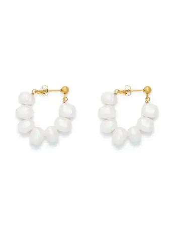LE VEER Pearl Petal Earring