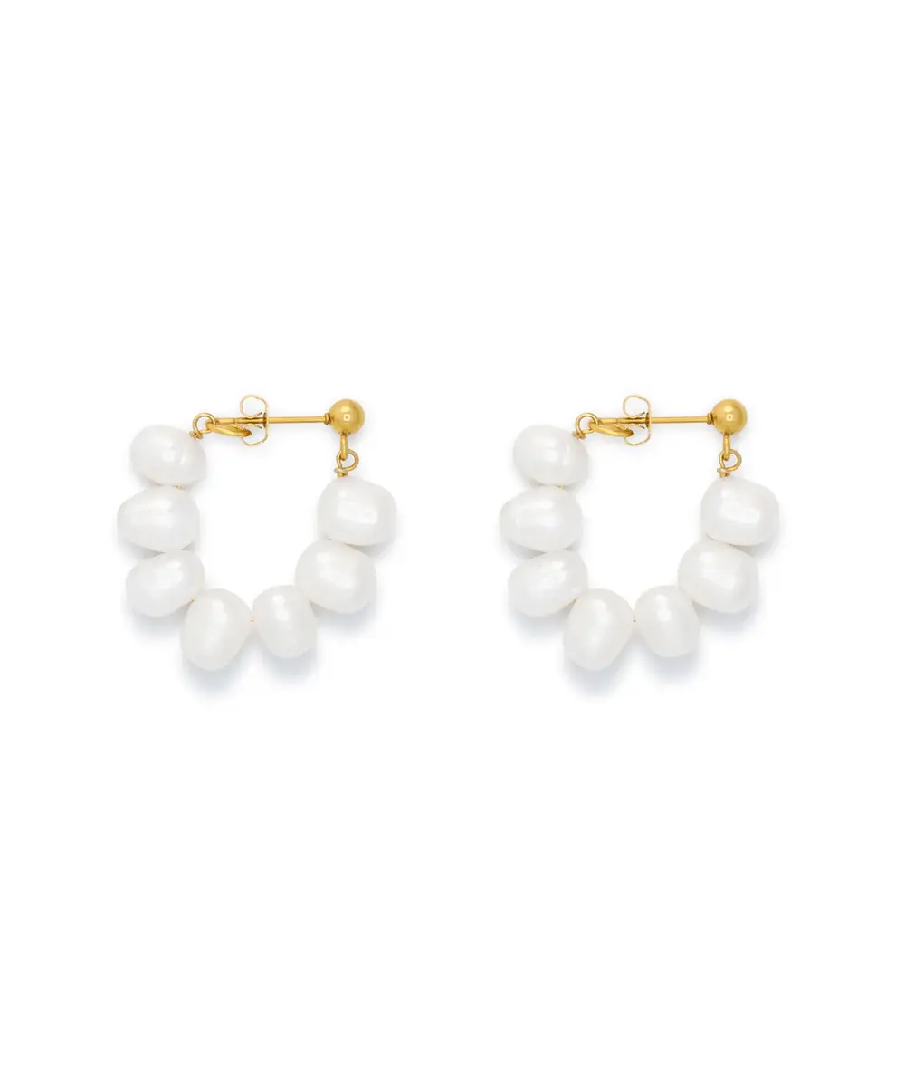 LE VEER Pearl Petal Earring