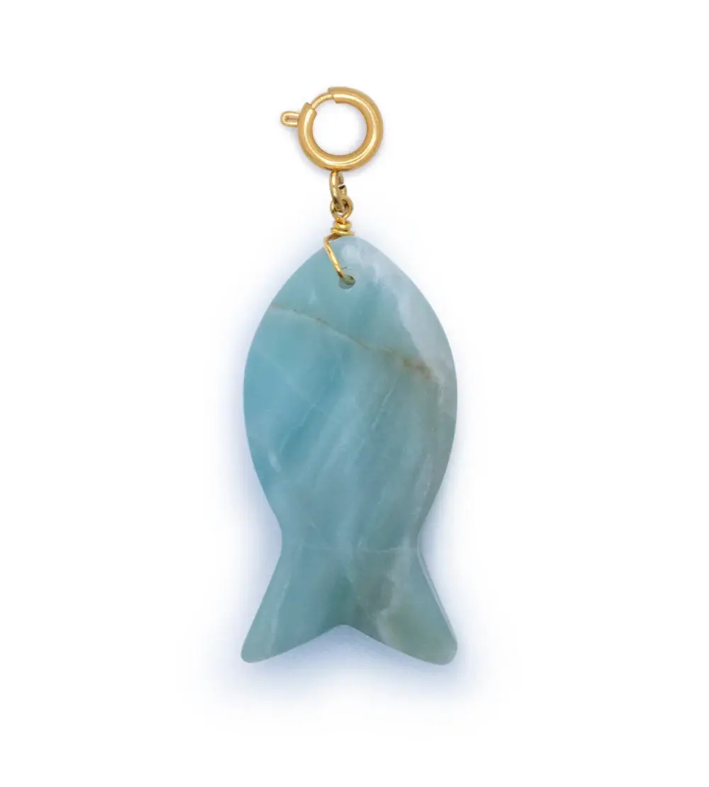 MM Azure Fish Charm