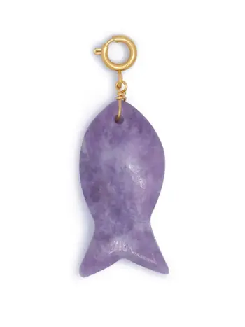 MM Lila Fish Charm