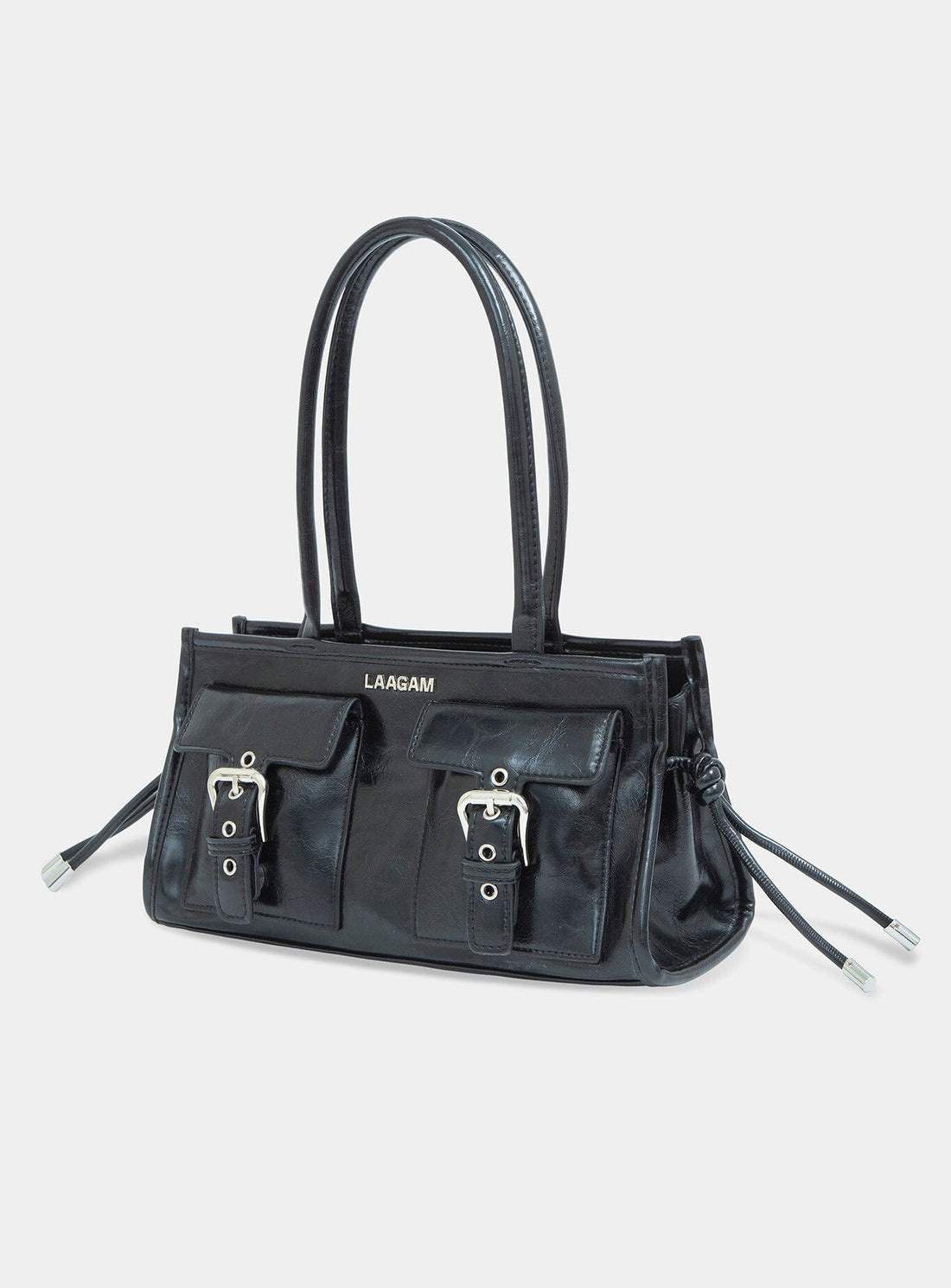 LAAGAM Ivy Black Bag