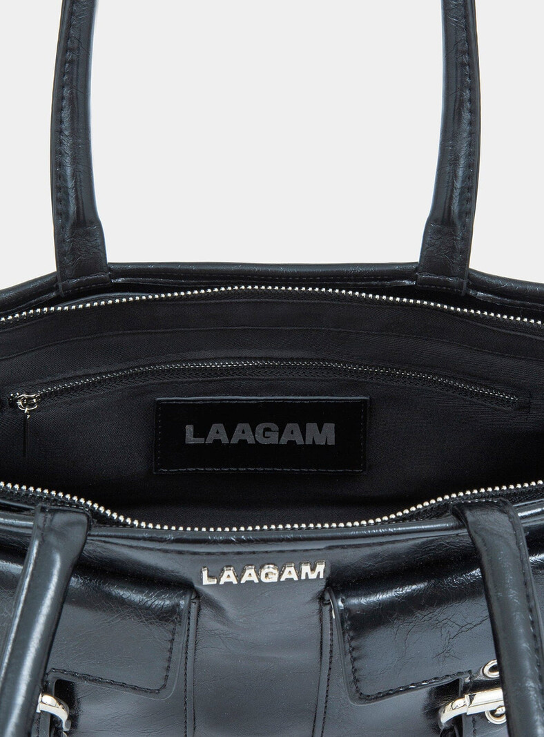 LAAGAM Ivy Black Bag