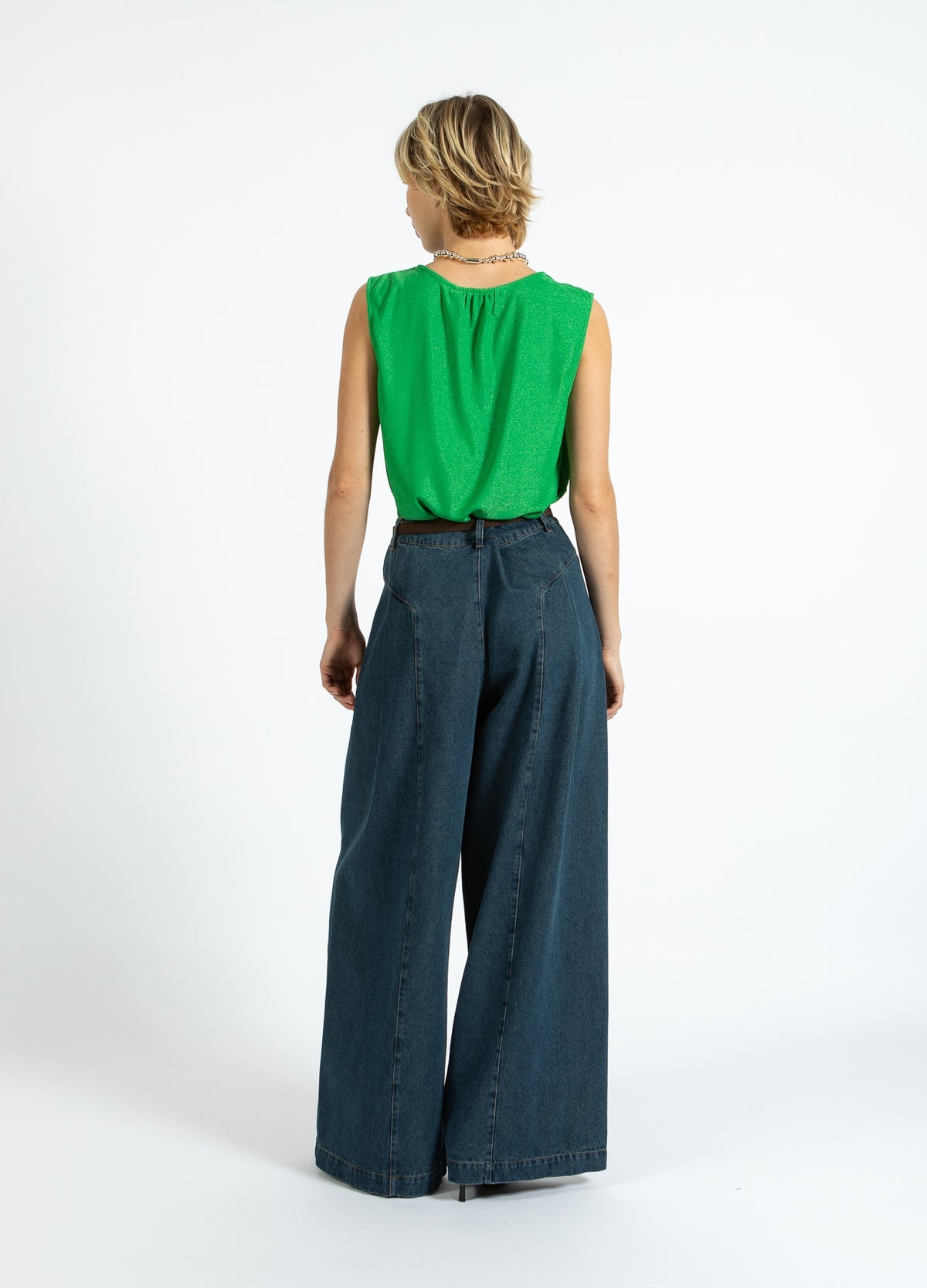 COSTER High waisted denim pants