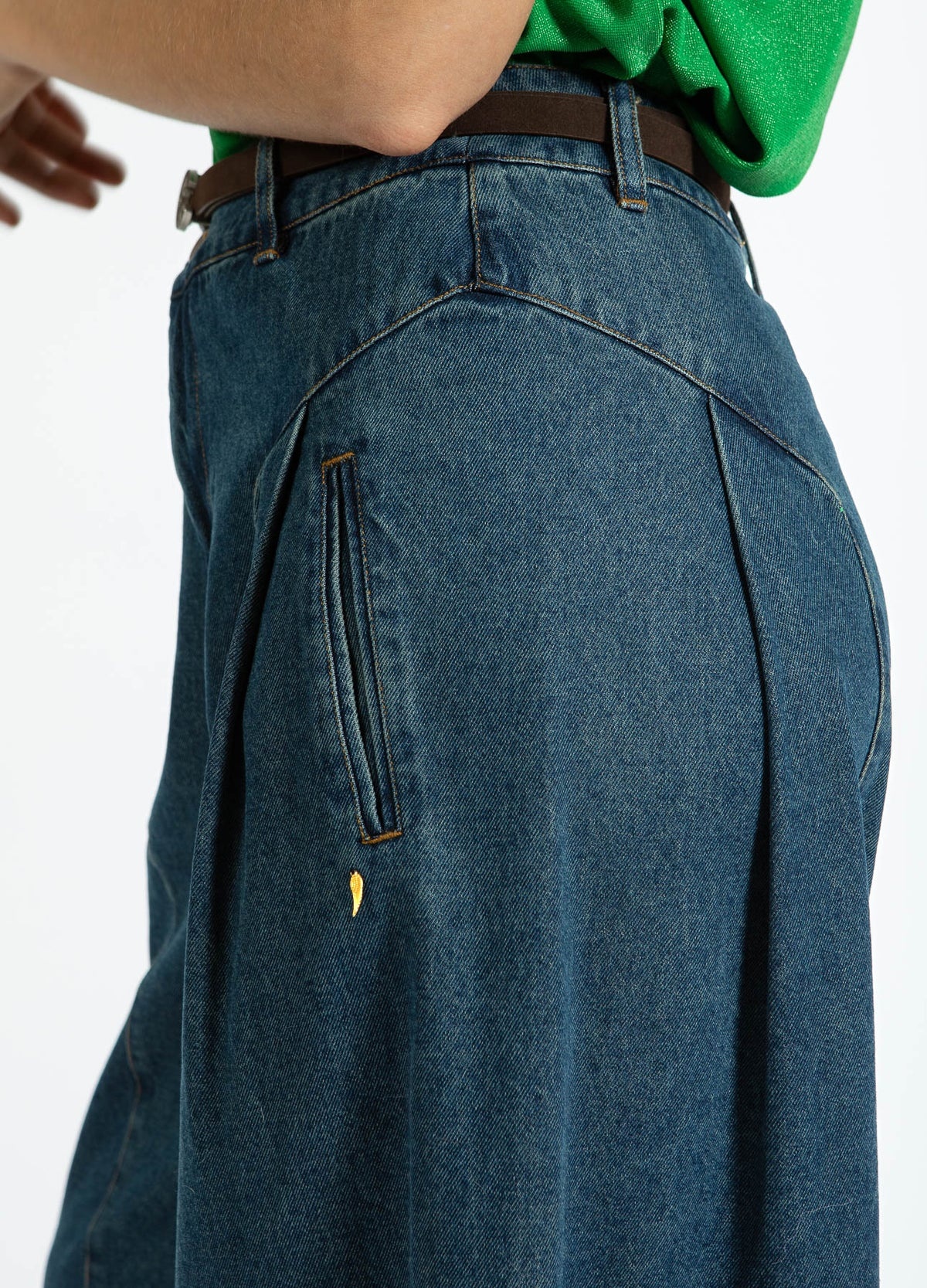 COSTER High waisted denim pants