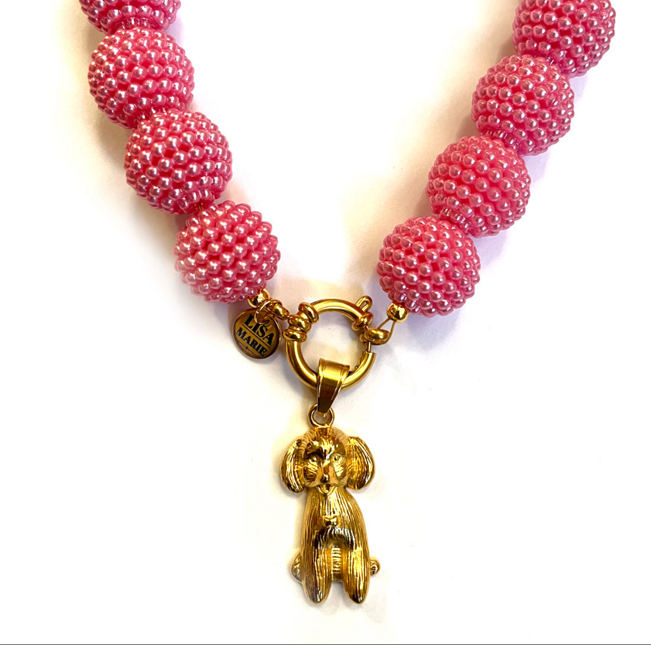LISA-MARIE Bubble Puppy Necklace