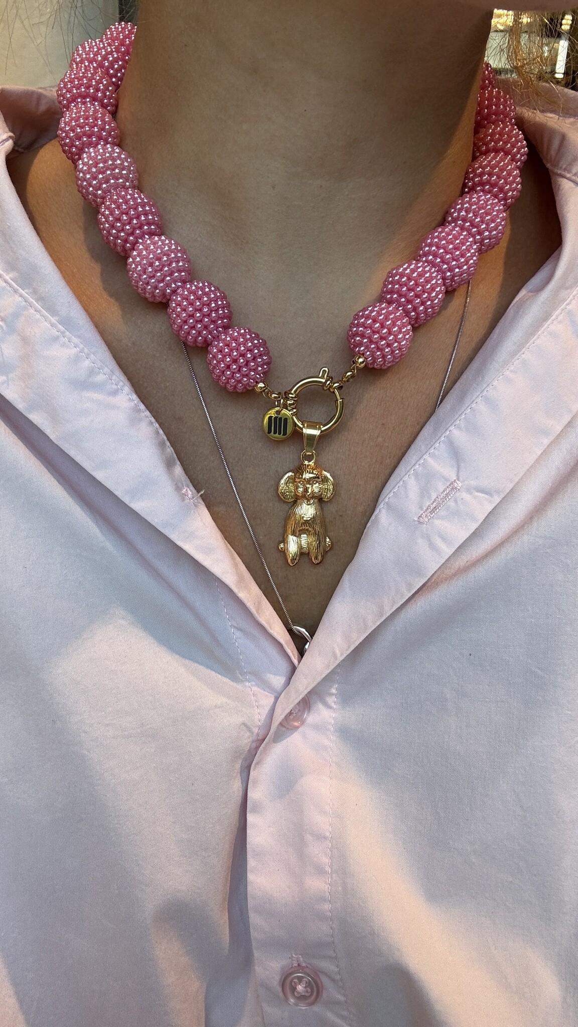 LISA-MARIE Bubble Puppy Necklace