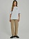 NORR Sanda Tee White Green Print