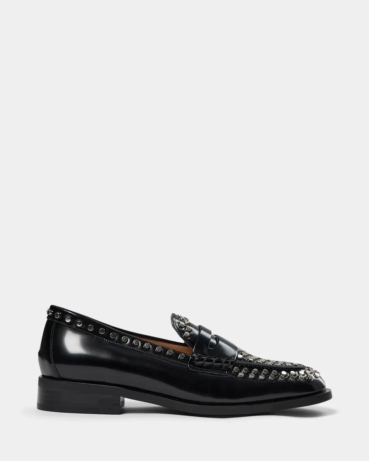 SOFIE SCHNOOR Hailey Studded Loafer - Black