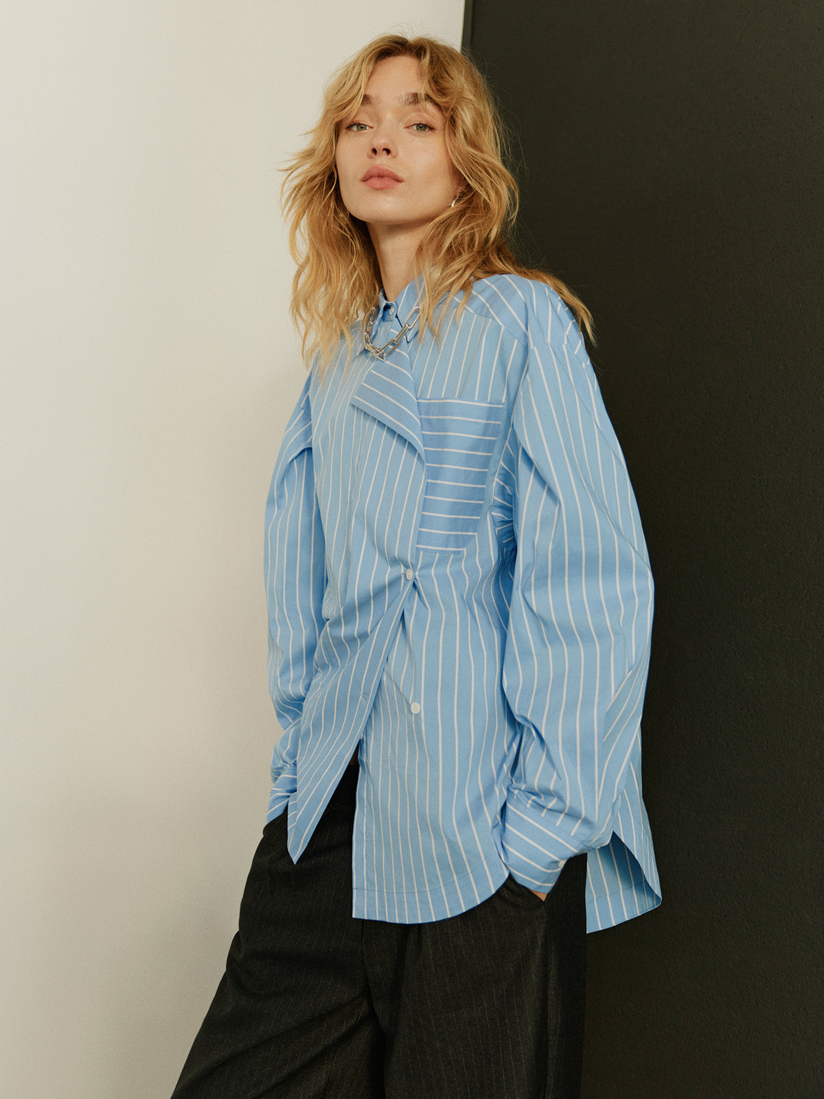 SOFIE SCHNOOR KitSW Striped Shirt - Blue