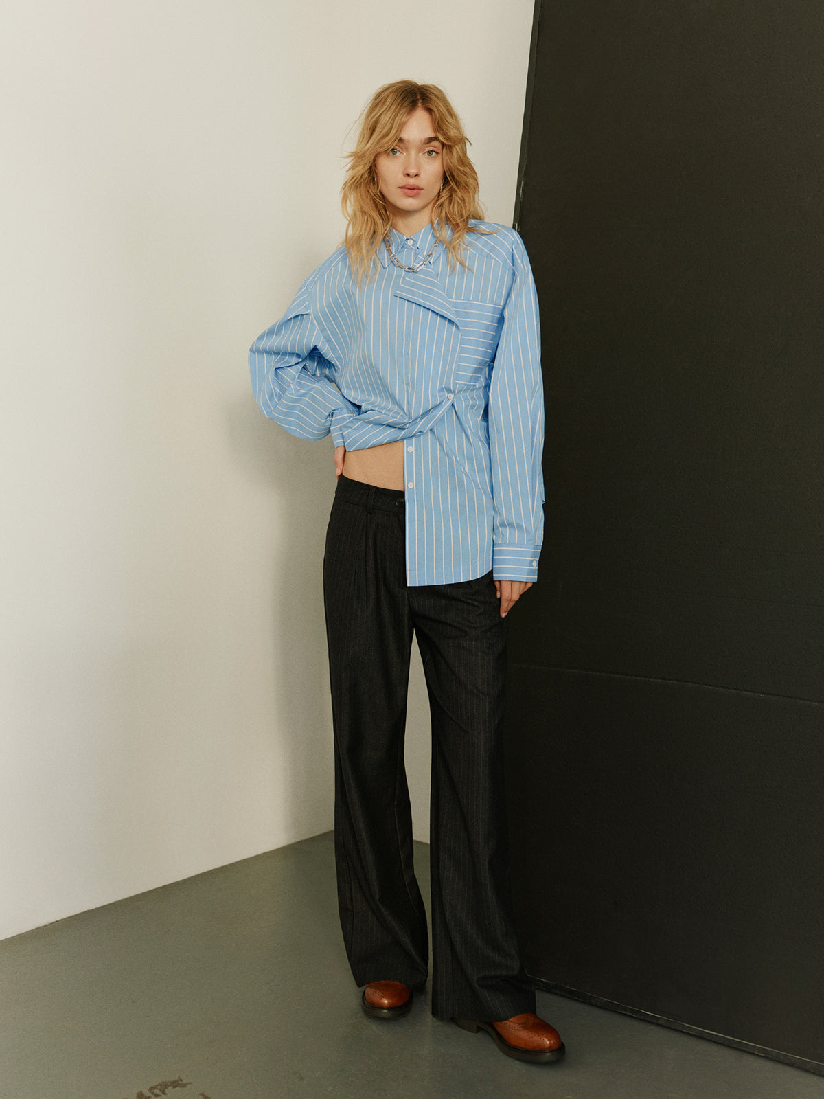SOFIE SCHNOOR KitSW Striped Shirt - Blue