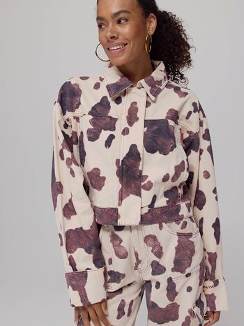 HARPER & YVE Fiona Jacket - Cow Print