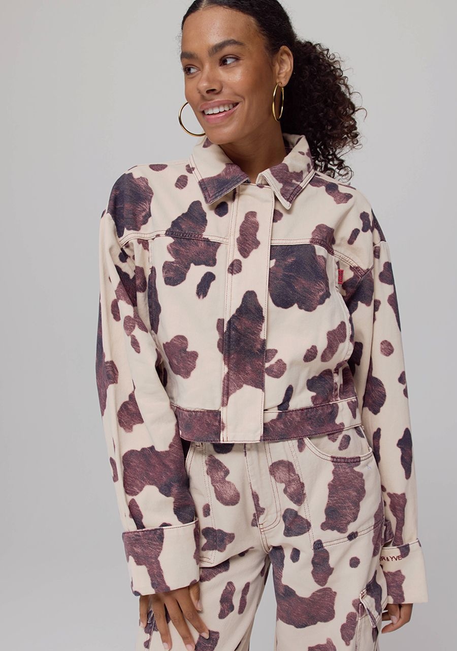 HARPER & YVE Fiona Jas - Cow Print