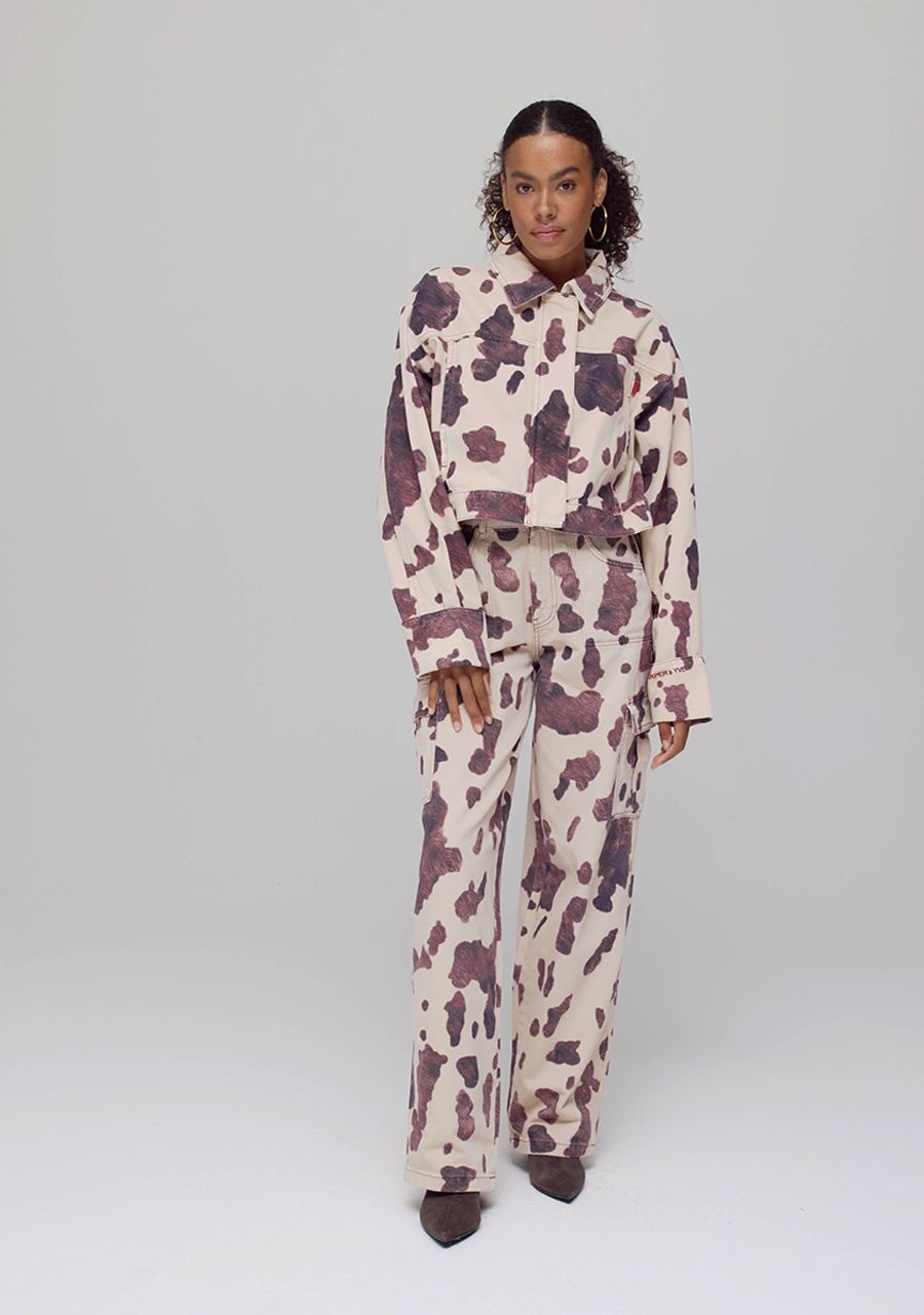 HARPER & YVE Fiona Jas - Cow Print