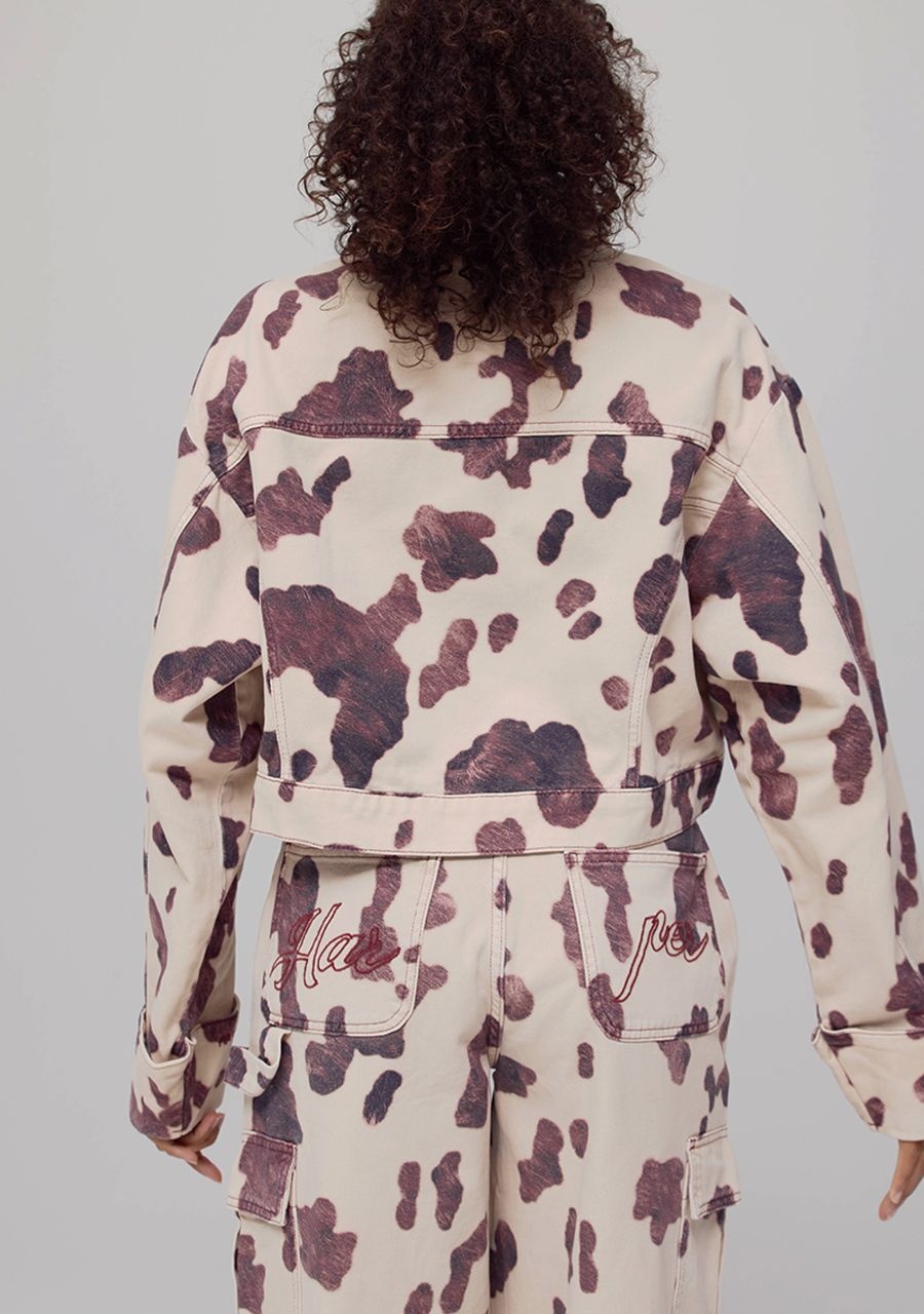 HARPER & YVE Fiona Jas - Cow Print