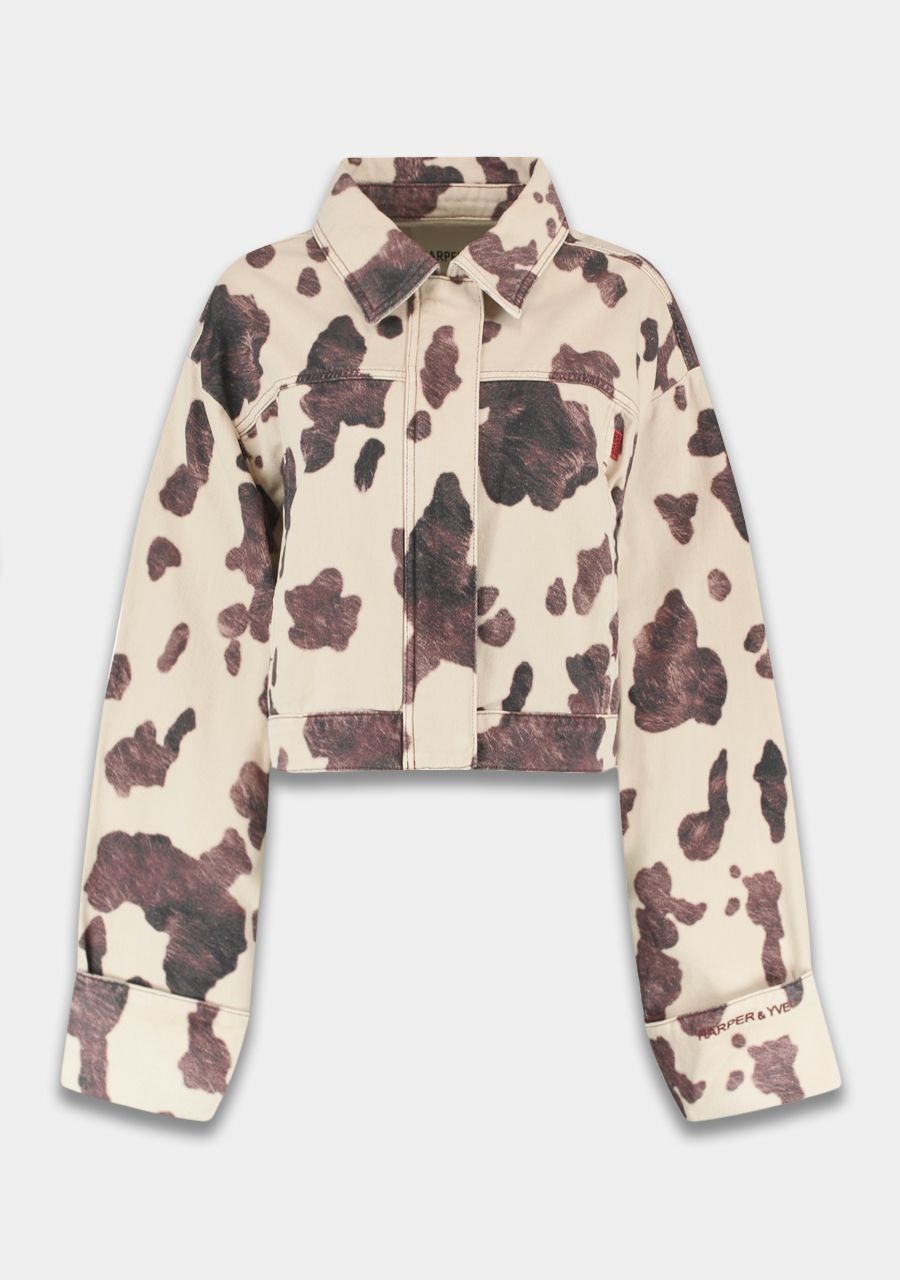 HARPER & YVE Fiona Jas - Cow Print