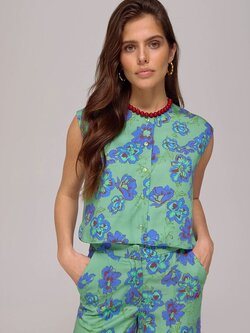 HARPER & YVE Gilly Gilet - Forest Flower
