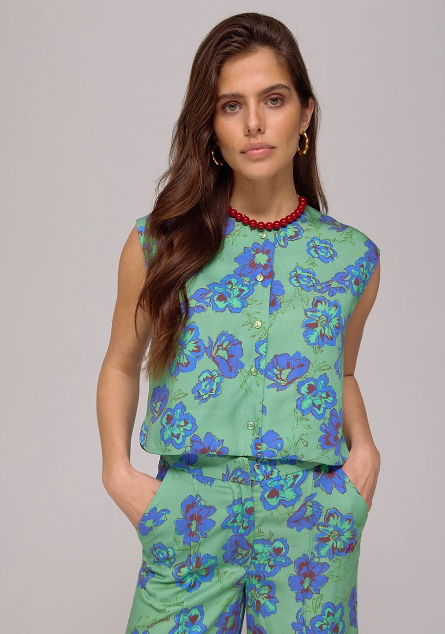 HARPER & YVE Gilly Gilet - Forest Flower