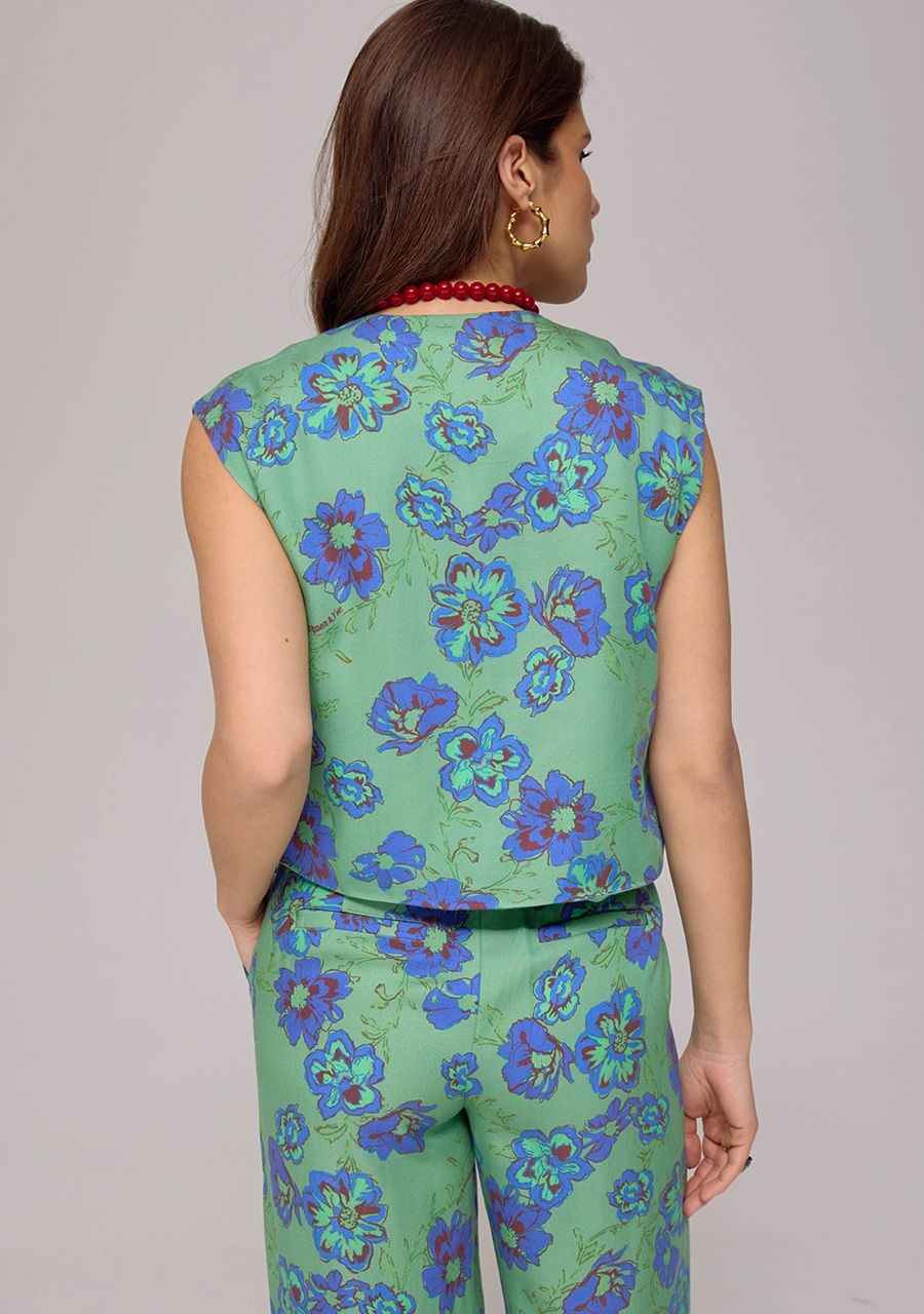 HARPER & YVE Gilly Gilet - Forest Flower