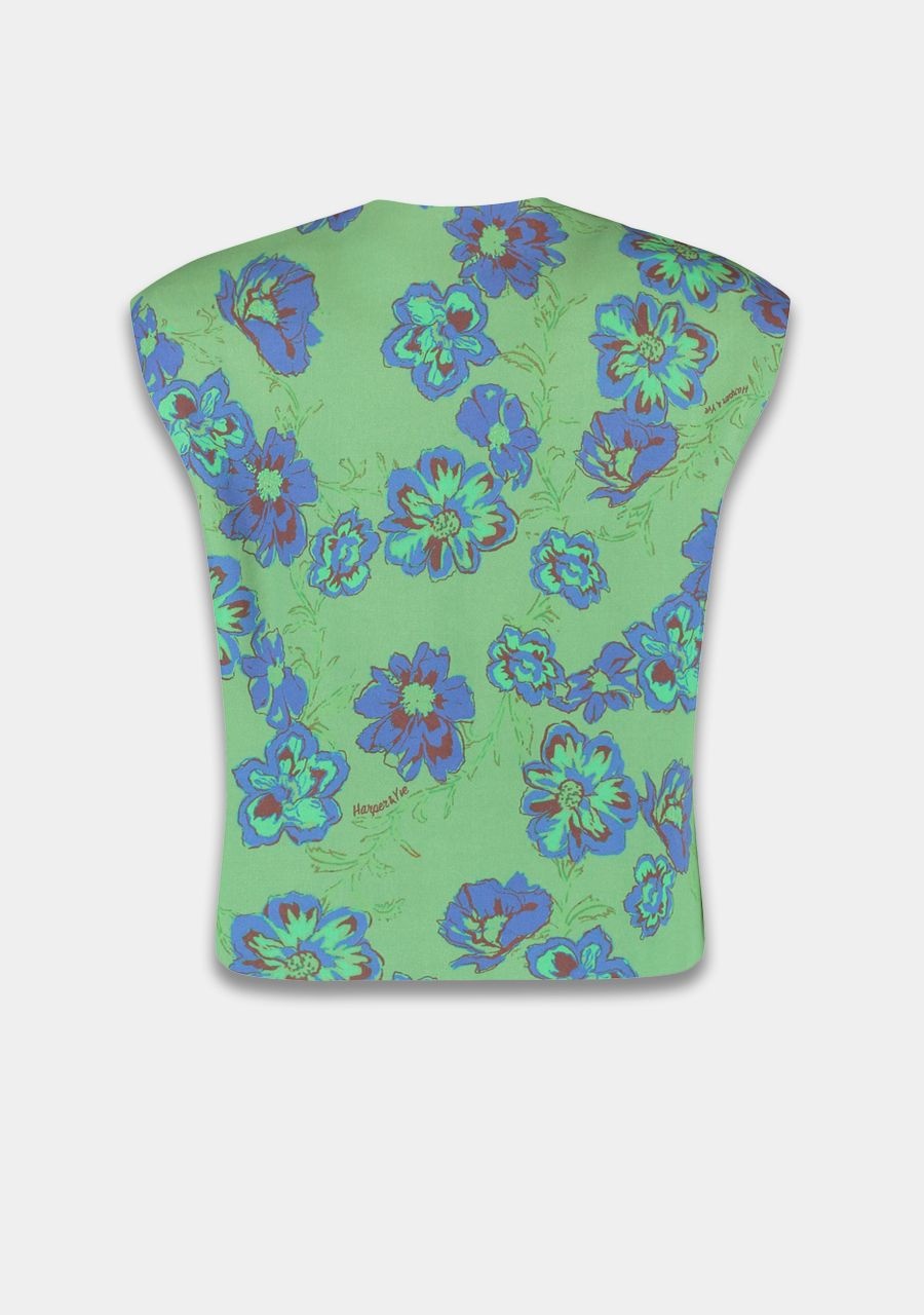 HARPER & YVE Gilly Gilet - Forest Flower