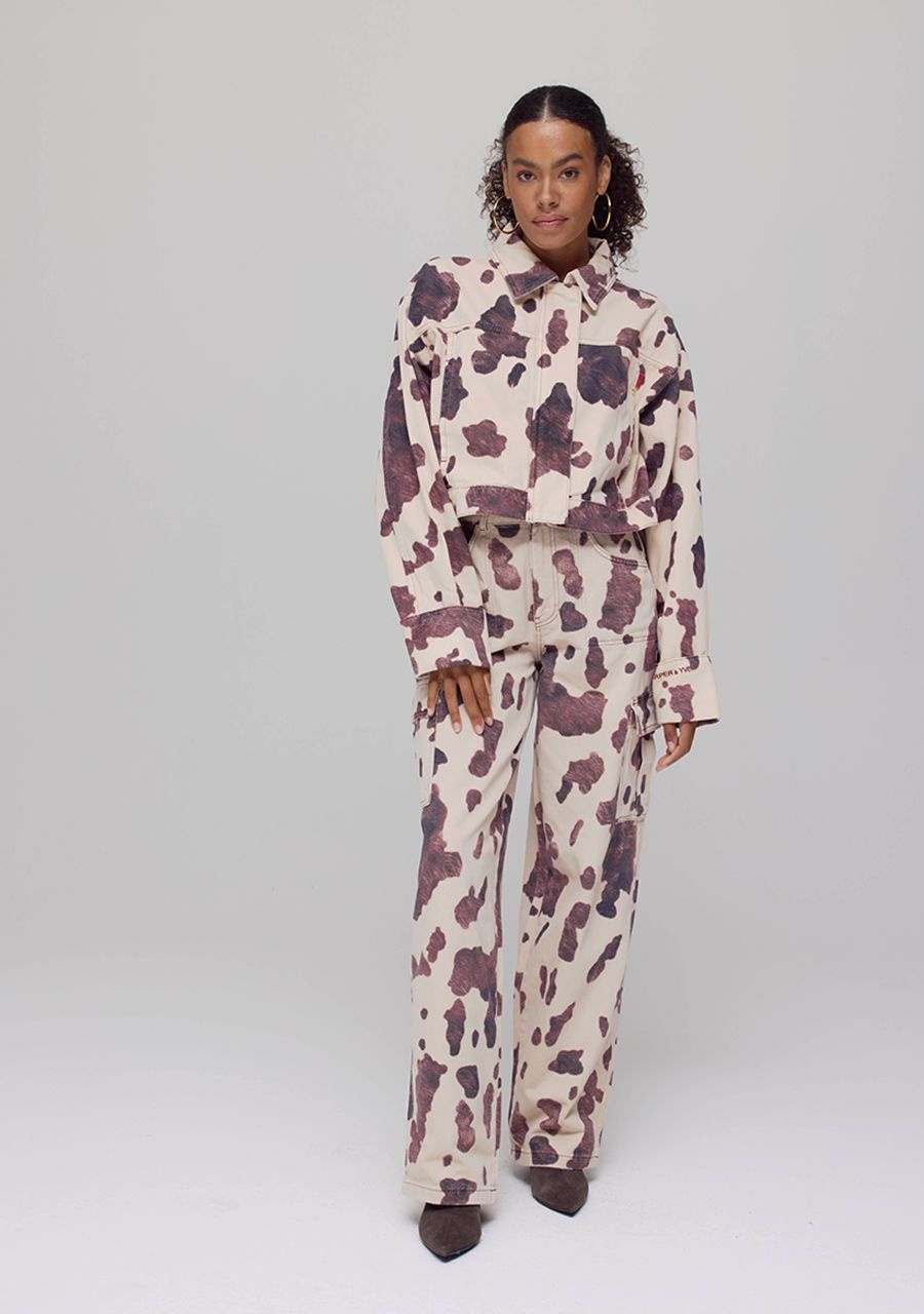 HARPER & YVE Dana Broek - Cow Print