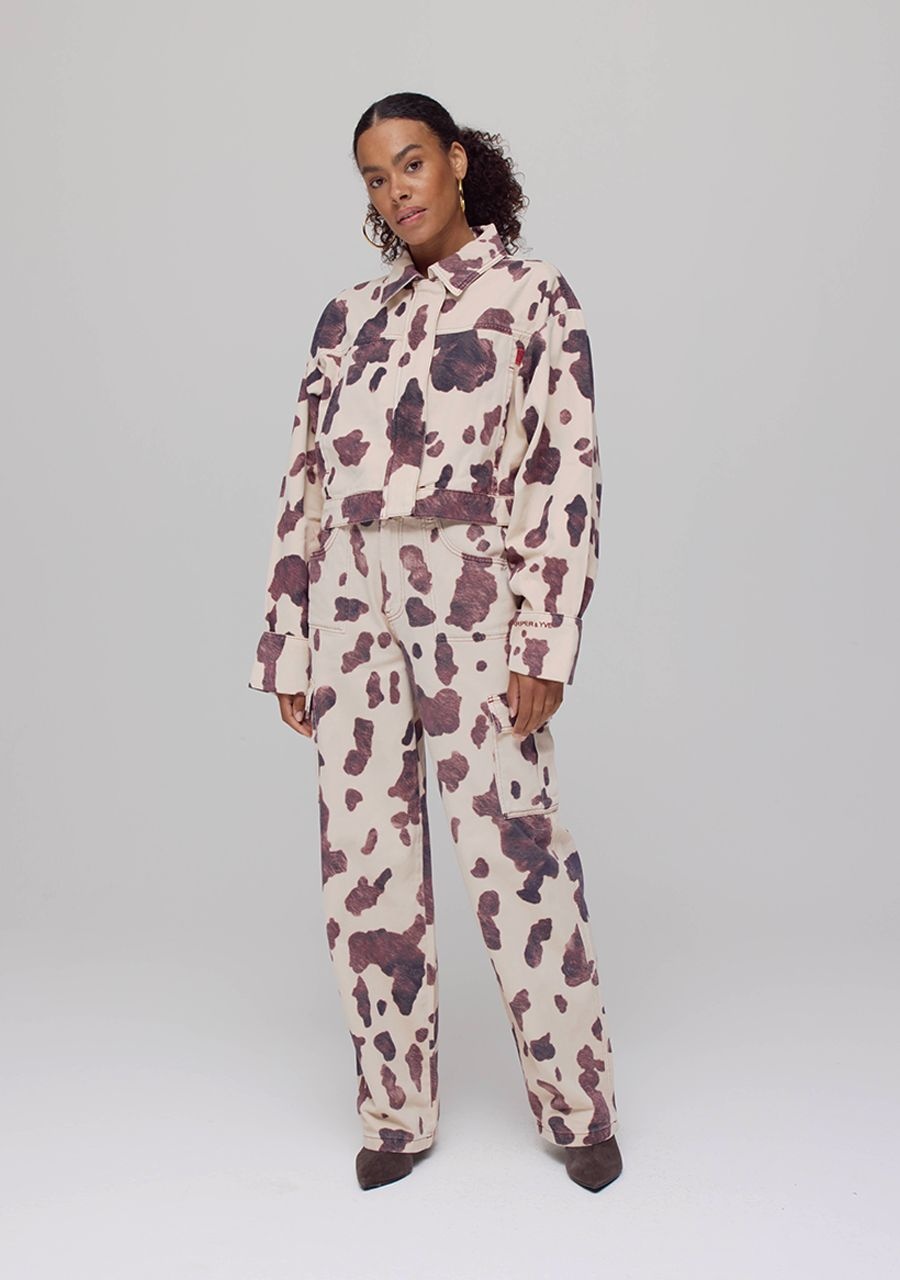 HARPER & YVE Dana Broek - Cow Print