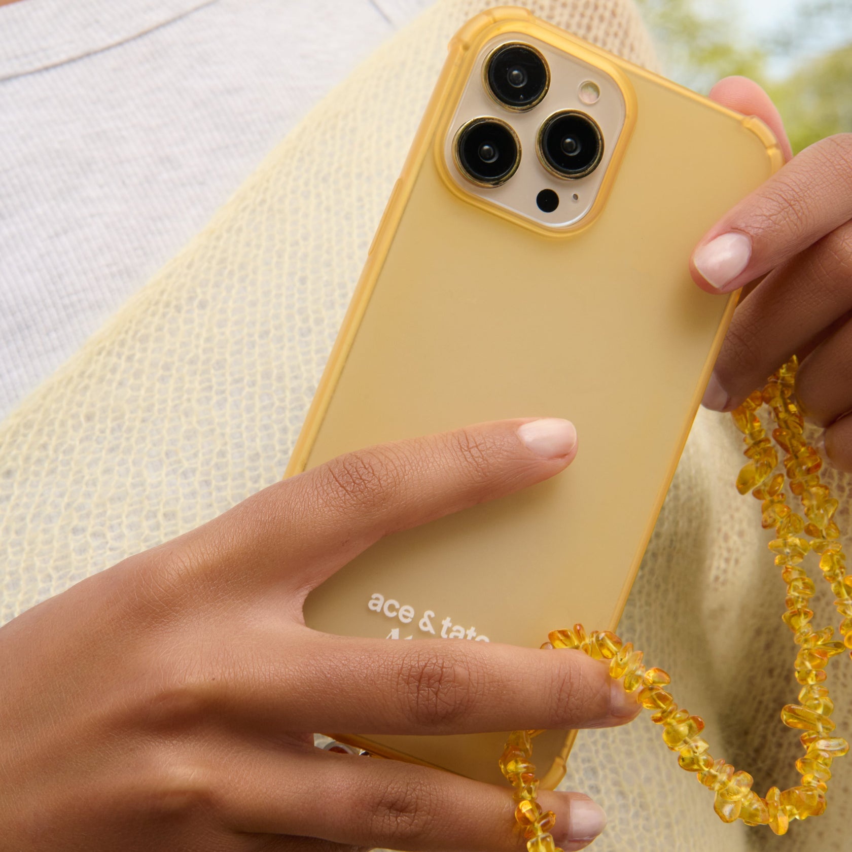 ATELJE Mellow yellow iPhone case