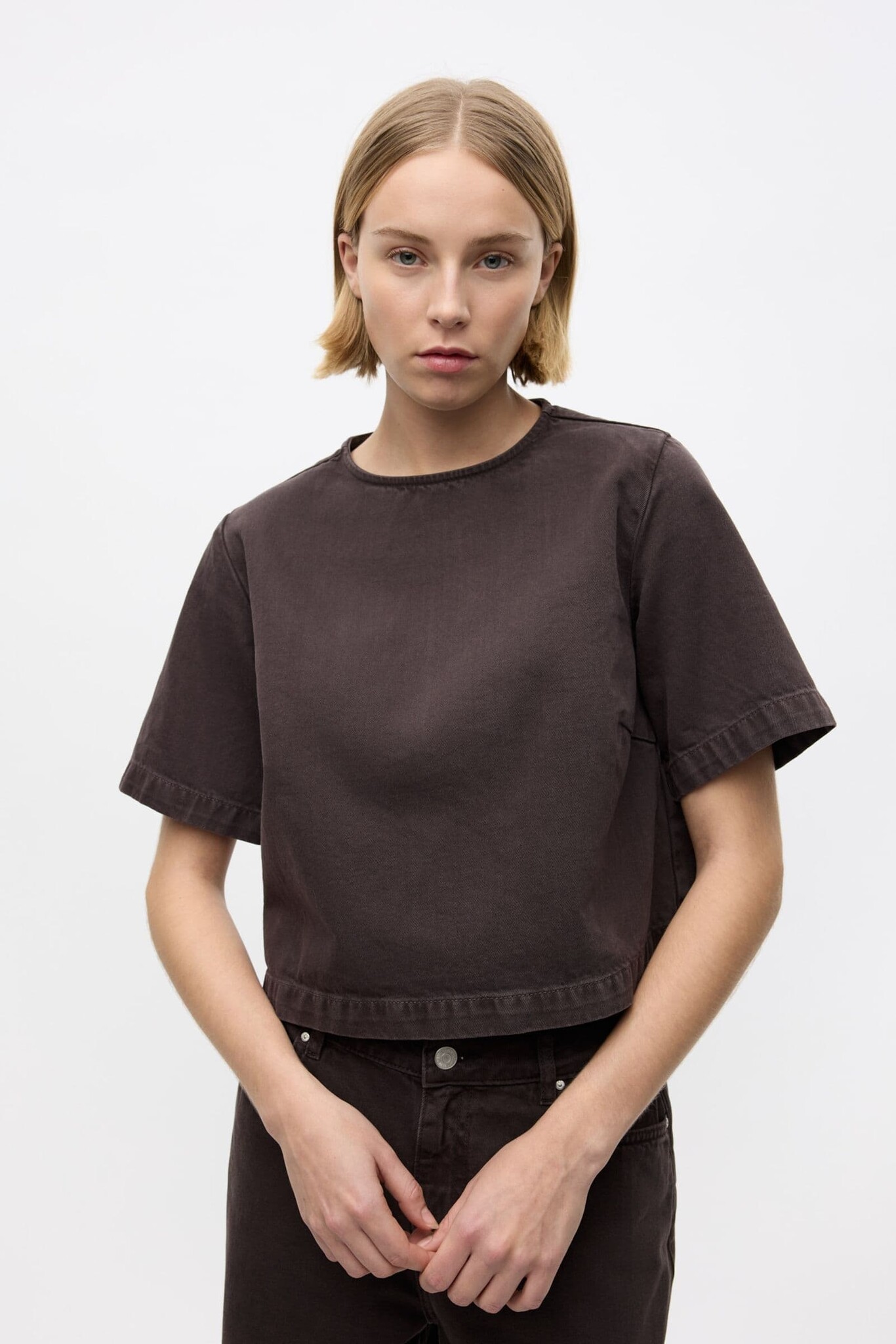 ENVII Eniris SS Top - Chocoladebruin