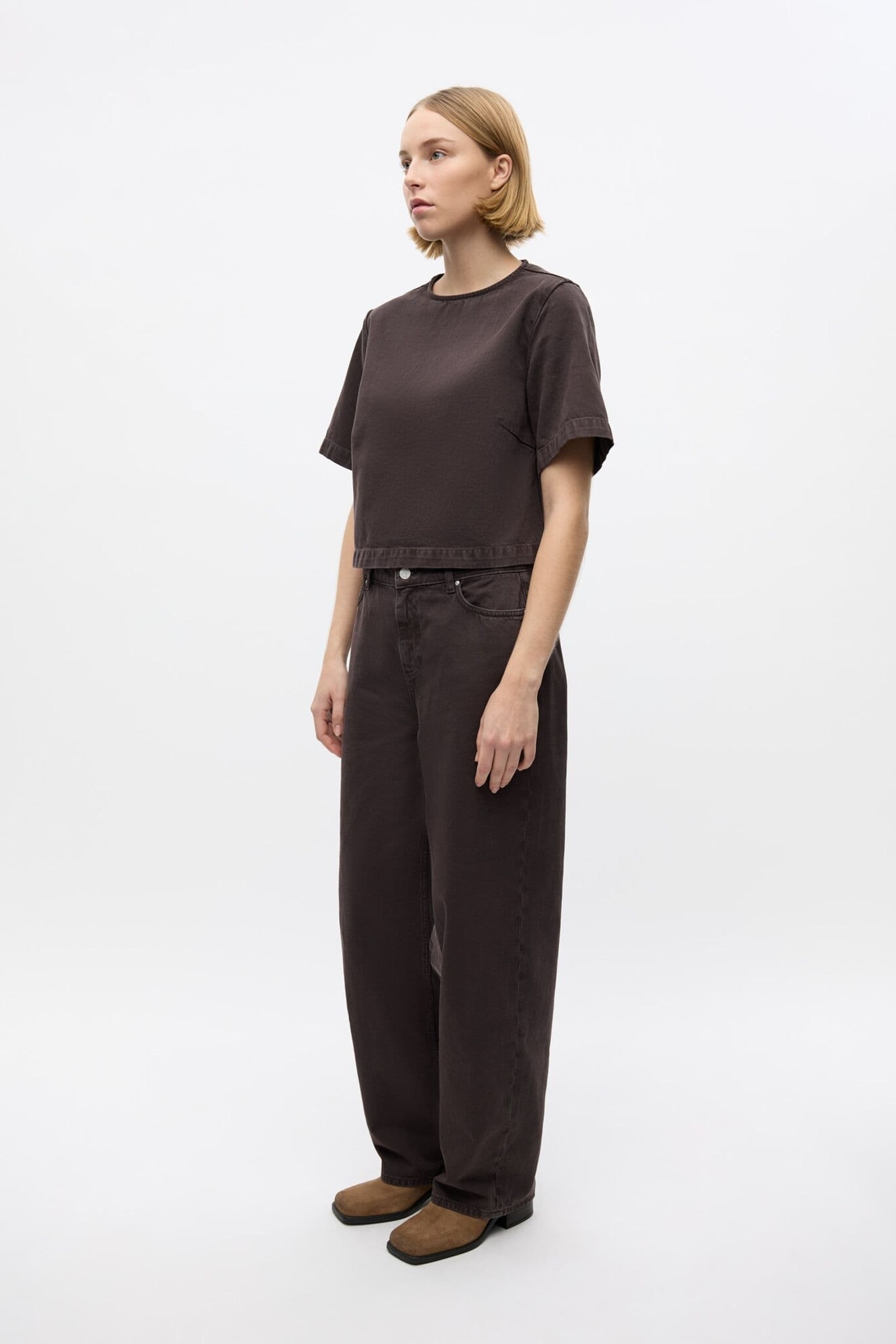 ENVII Eniris SS Top - Chocoladebruin