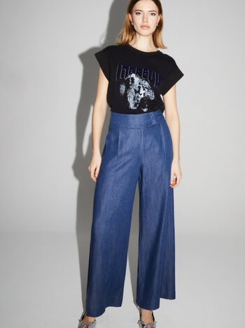 IMPREVU Ada Pants| Blue