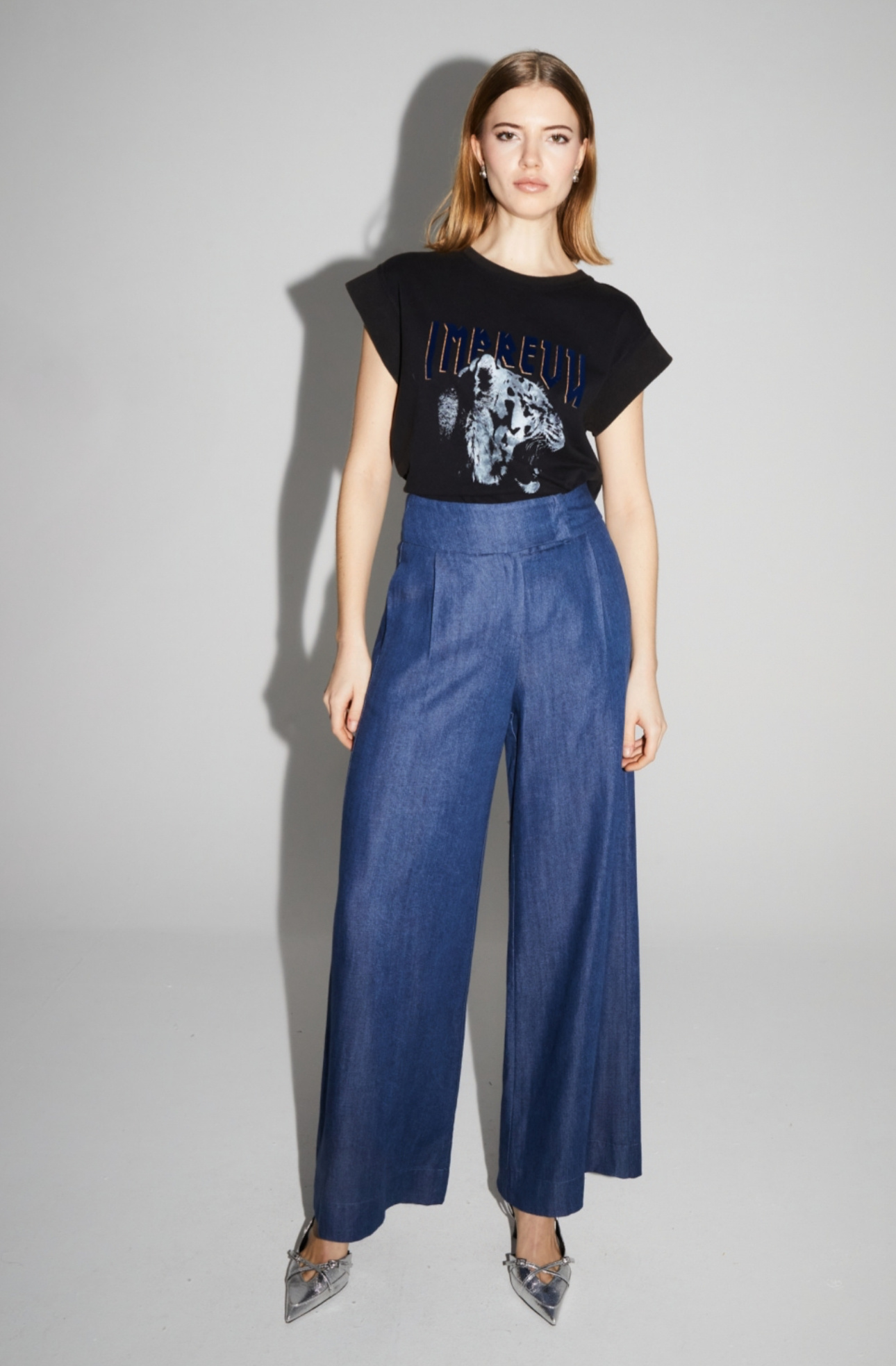 IMPREVU Ada Pants| Blue