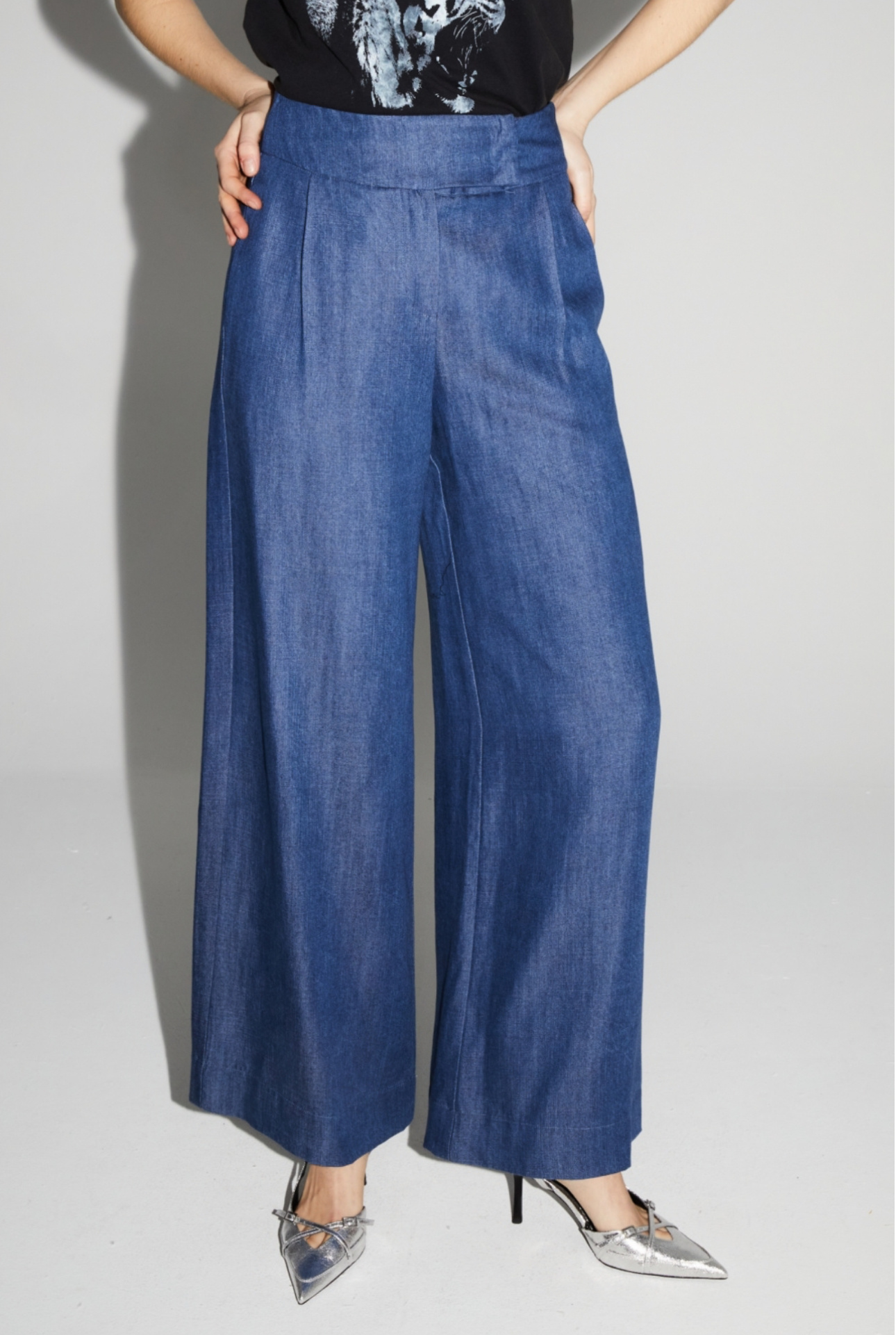IMPREVU Ada Pants| Blue