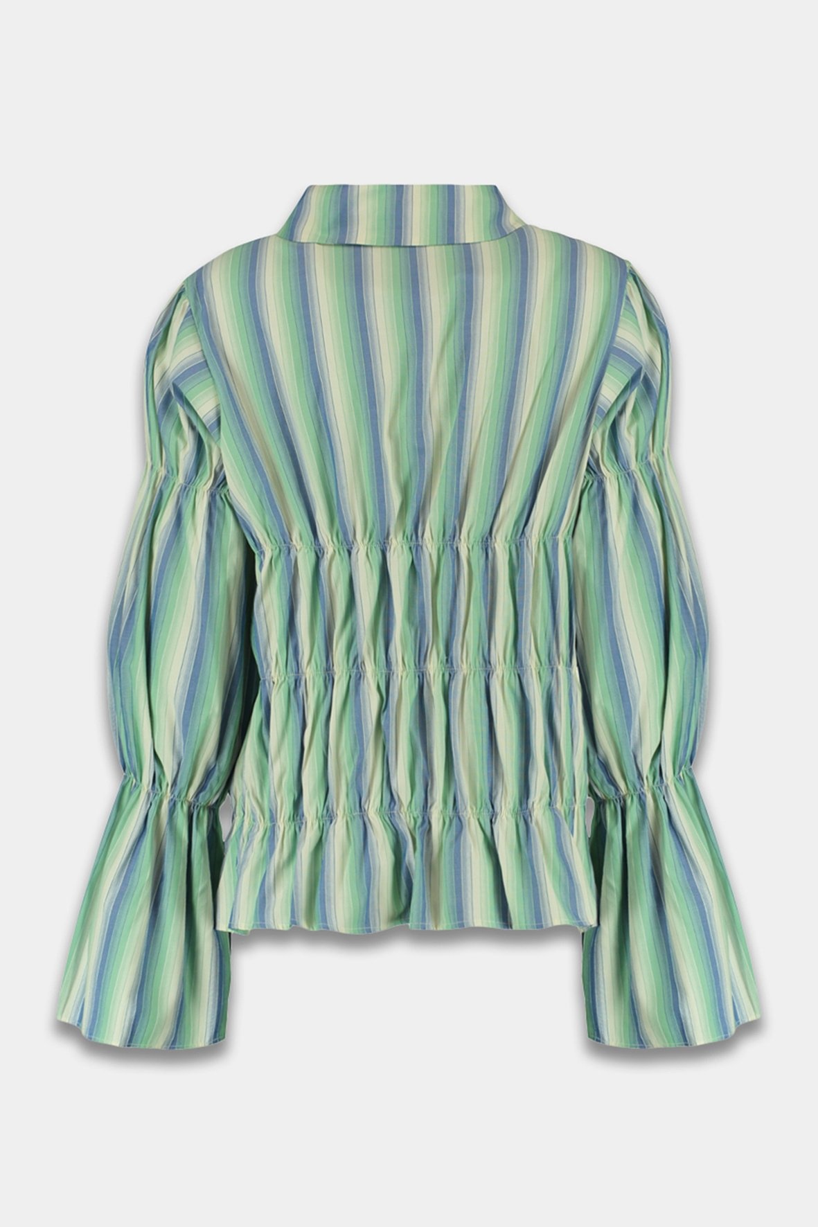 HARPER & YVE Senna LS Top Stripes - Green Blue