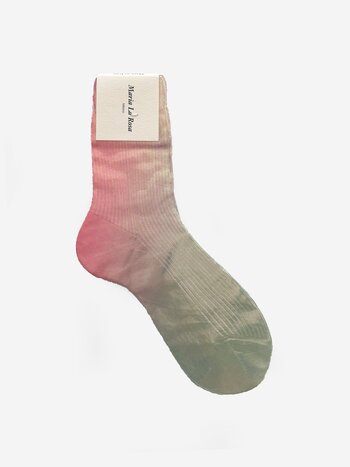 MARIA LA ROSA One Ribbed Laminated - Light Candy Socks
