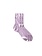MARIA LA ROSA One Ribbed Laminated - Lilac Socks