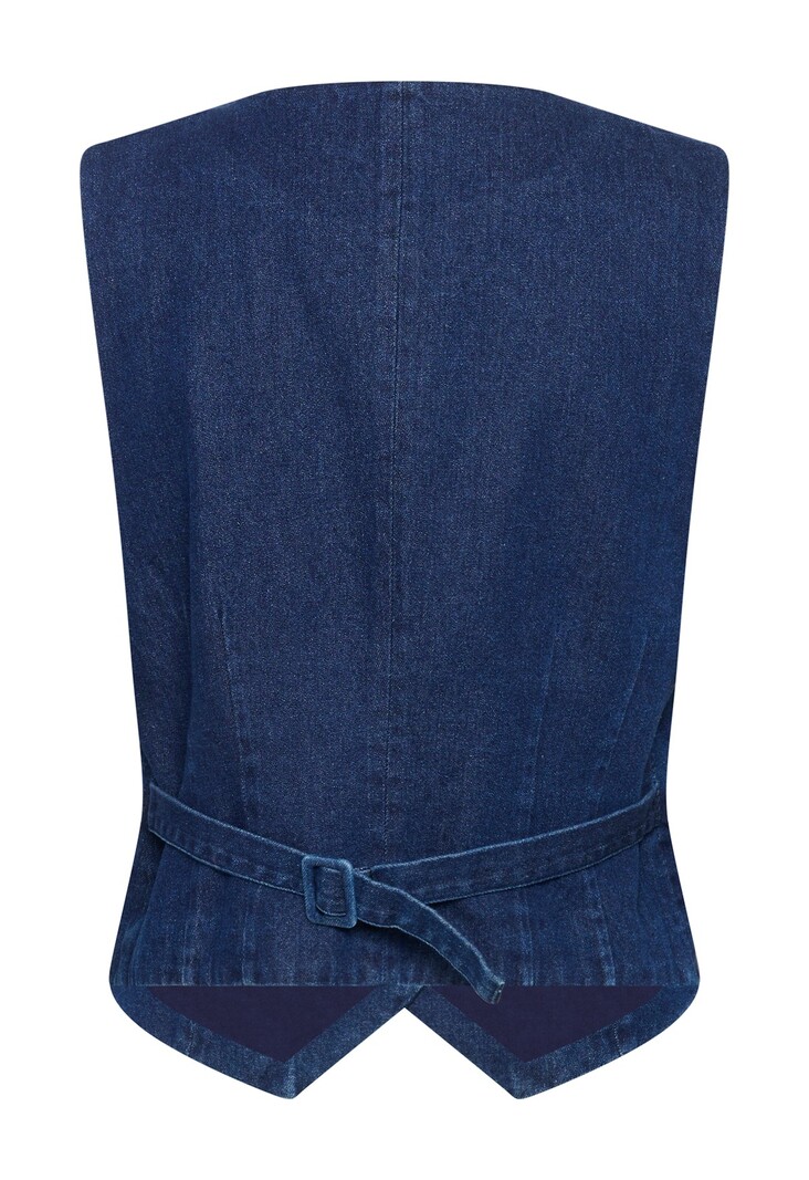 SAINT TROPEZ JaclynSZ Vest - Dark Blue