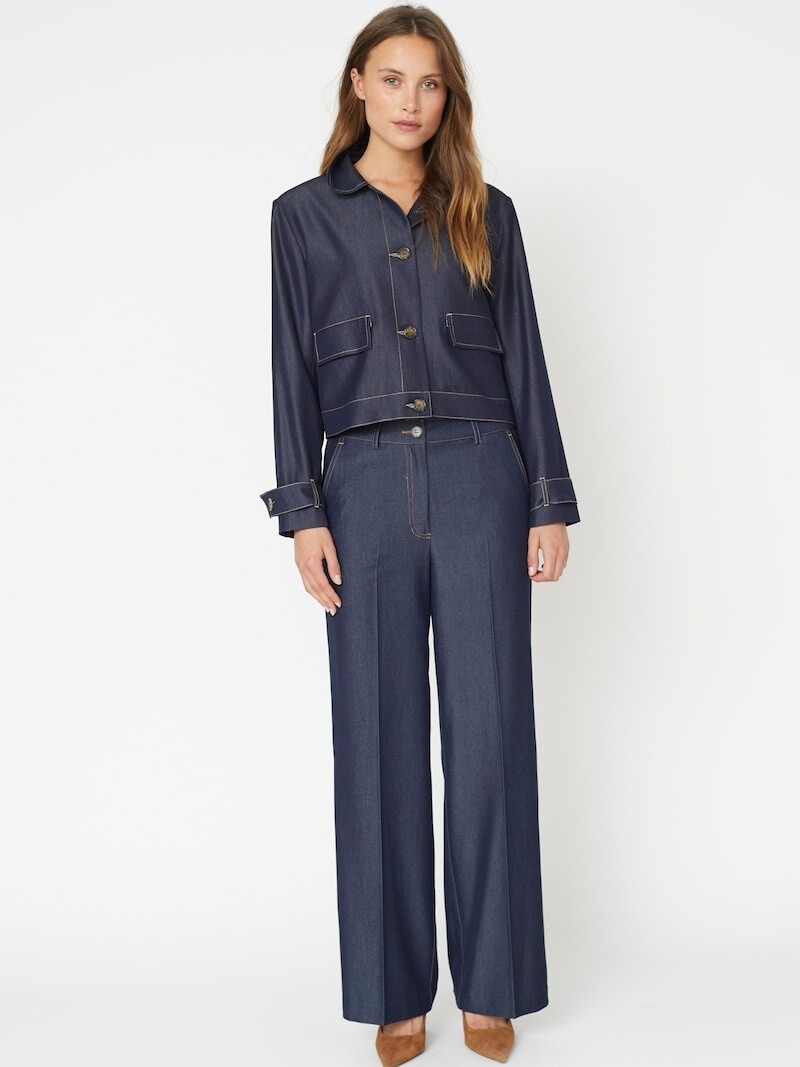 CO'COUTURE Terry CC Denim Jacket - Dark Blue