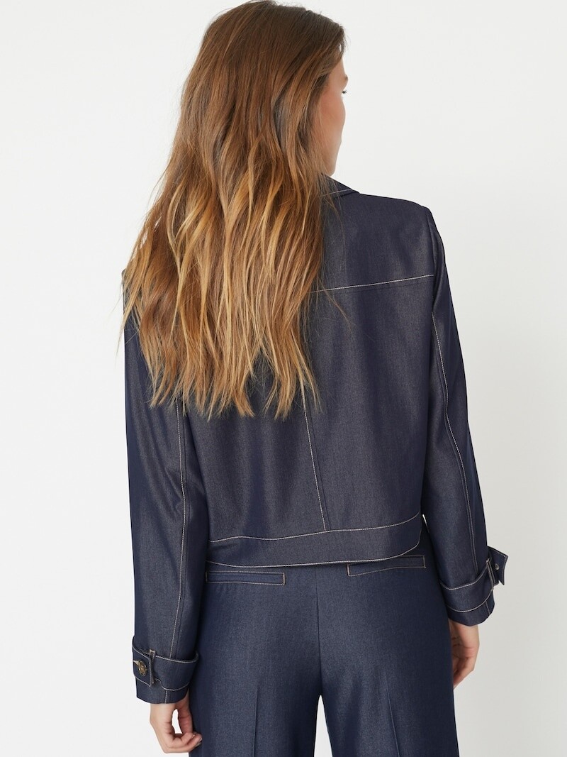 CO'COUTURE Terry CC Denim Jacket - Dark Blue