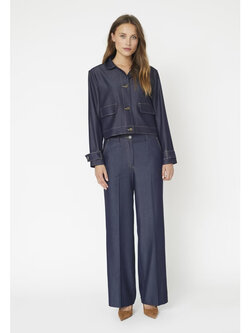 CO'COUTURE Terry CC Denim Pants - Dark Blue