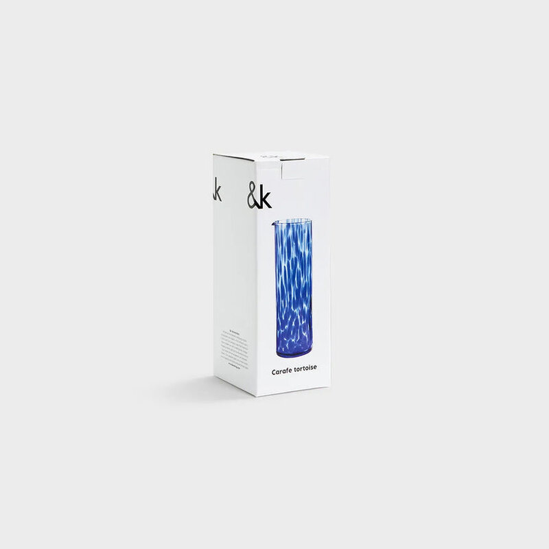 &KLEVERING Carafe - Tortoise Blue