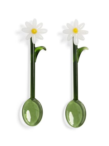&KLEVERING 2-piece Flora Spoons - White