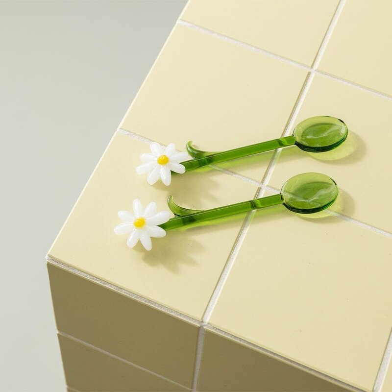 &KLEVERING 2-piece Flora Spoons - White