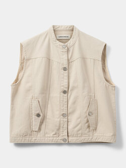 SOFIE SCHNOOR DanaSW Vest - Off White