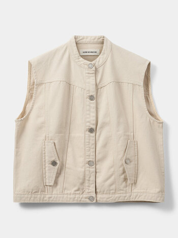 SOFIE SCHNOOR DanaSW Vest - Off White